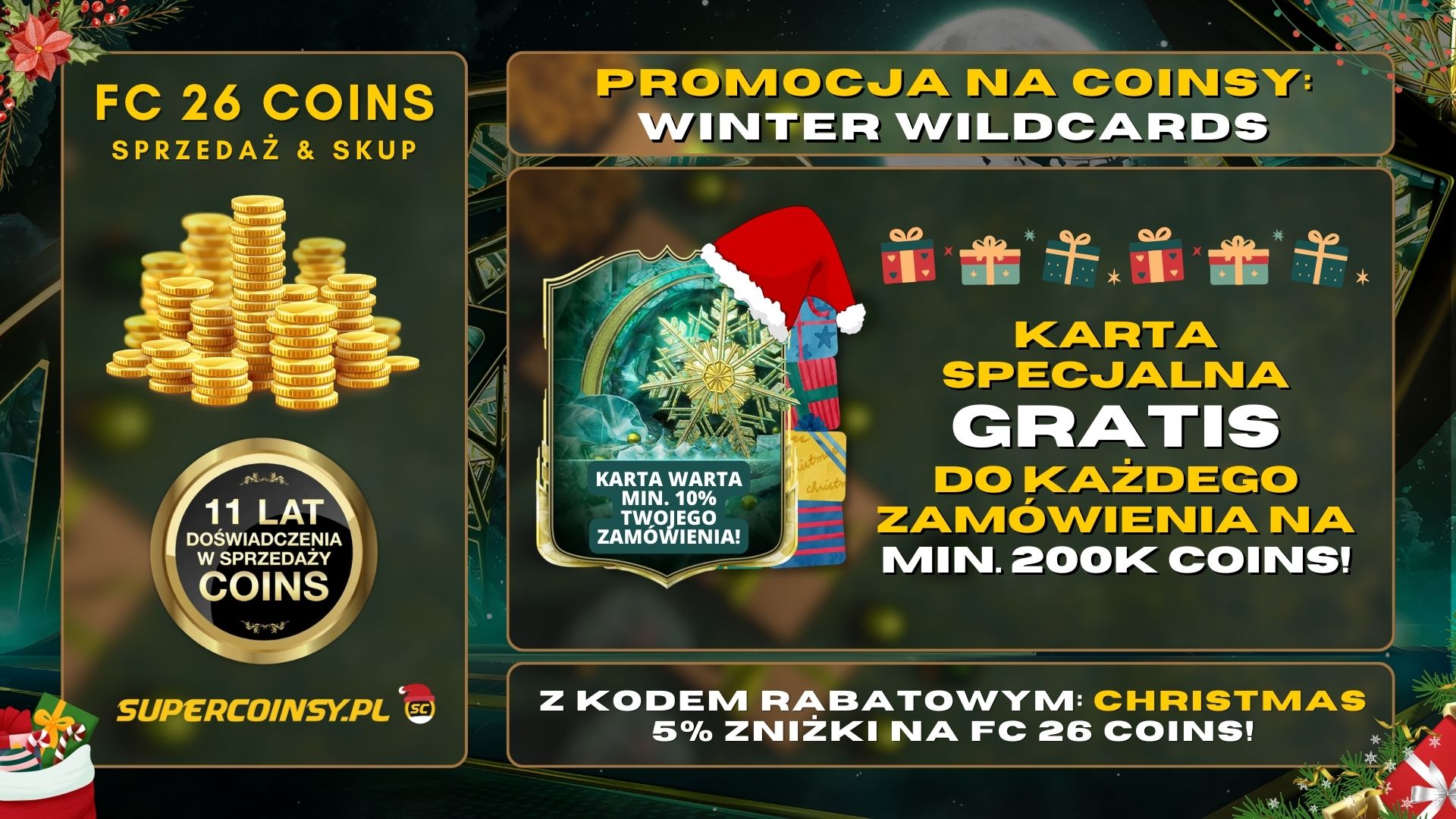 Promocja na FC 26 Coins: Winter Wildcards